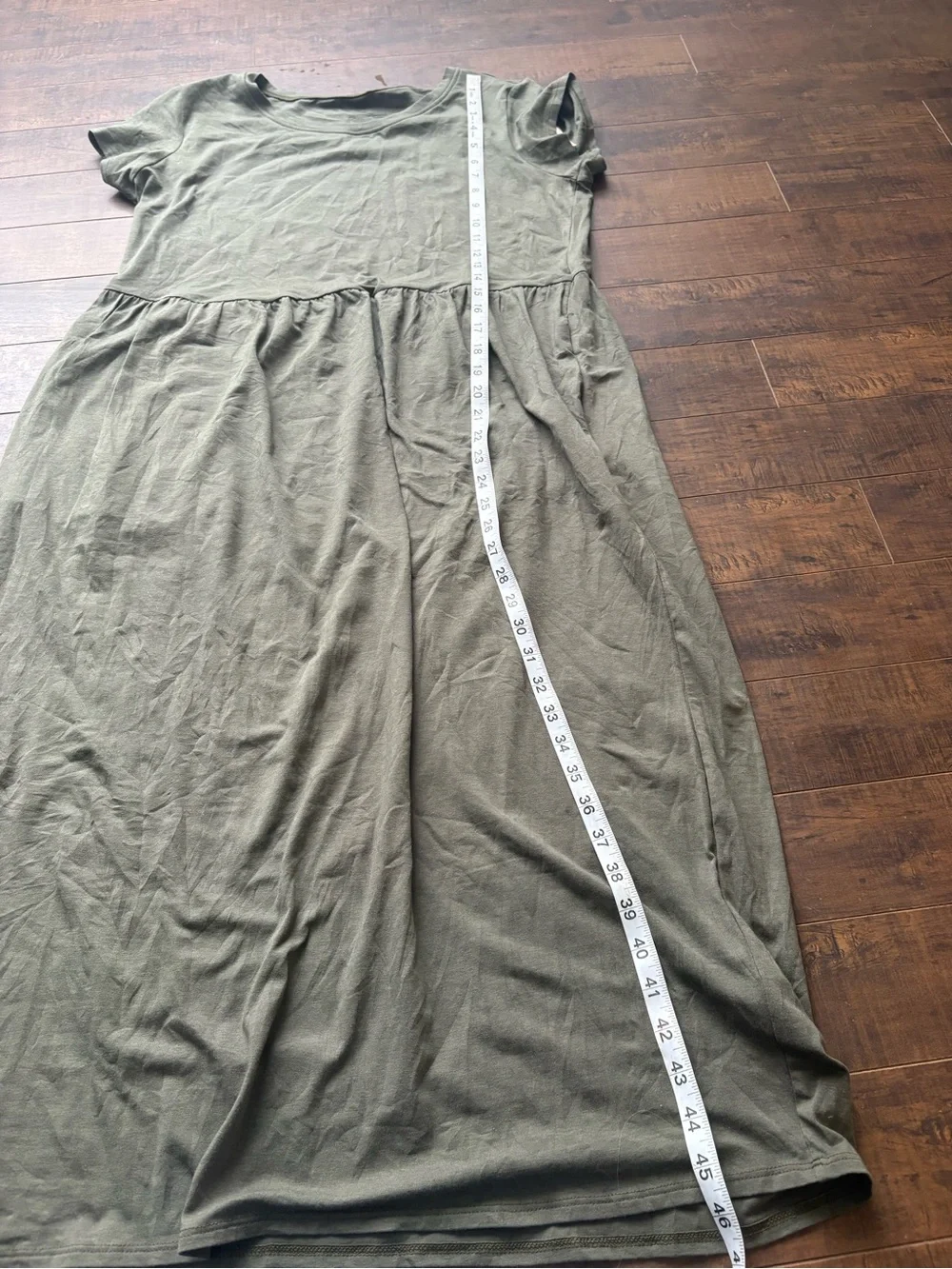 Patagonia Kamala T shirt dress in Basin green - Picture 13 of 14